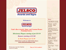 Tablet Screenshot of jelscoawards.com